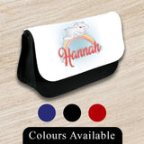 Personalised Pencil Case Animal Girls Boys Stationary Kids School Bag 16