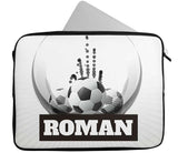 Personalised Any Name Football Design Laptop Case Sleeve Tablet Bag 21