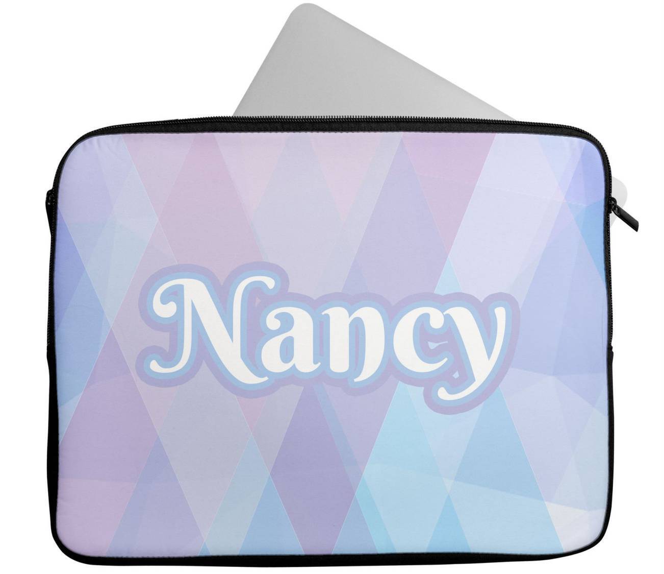 Personalised Any Name Marble Design Laptop Case Sleeve Tablet Bag 41