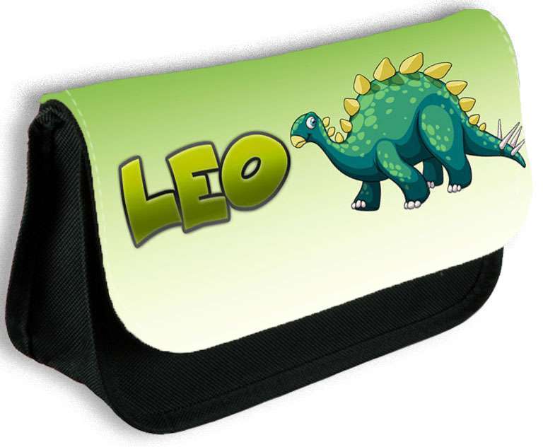 Personalised Pencil Case Dinosaur Girls Boys Stationary Kids School Bag 1