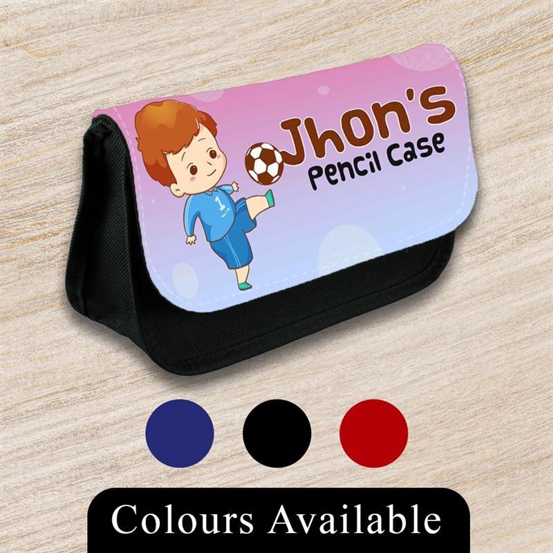 Personalised Pencil Case Generic Girls Boys Stationary Kids School Bag 35