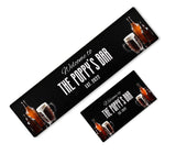 Personalised Any Text Beer Mat Label Bar Runner Ideal Home Pub Cafe Occasion 31