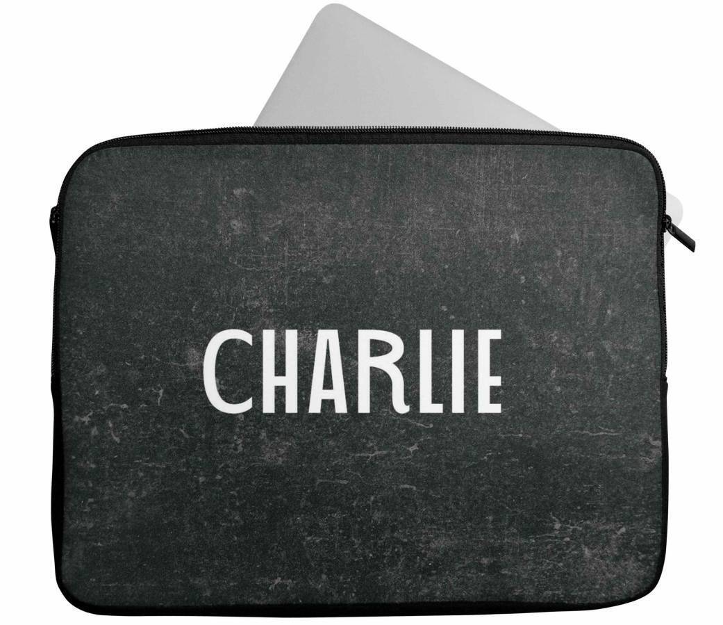 Personalised Any Name Marble Design Laptop Case Sleeve Tablet Bag 70