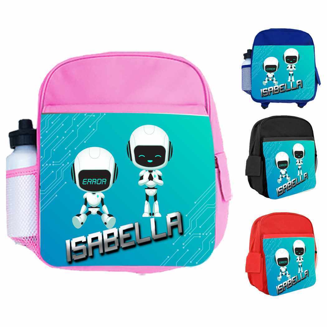 Personalised Kids Backpack Any Name Gaming Boys Girls Children School Bag 4