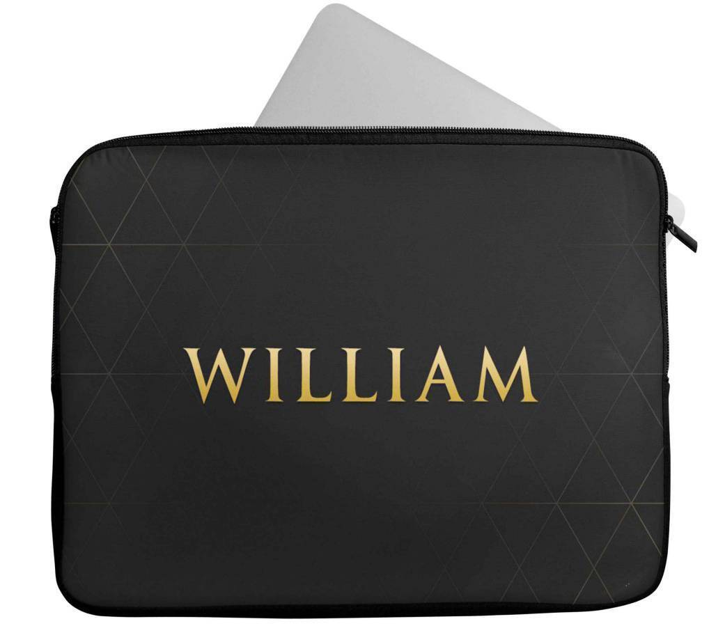 Personalised Any Name Abstract Design Laptop Case Sleeve Tablet Bag 83