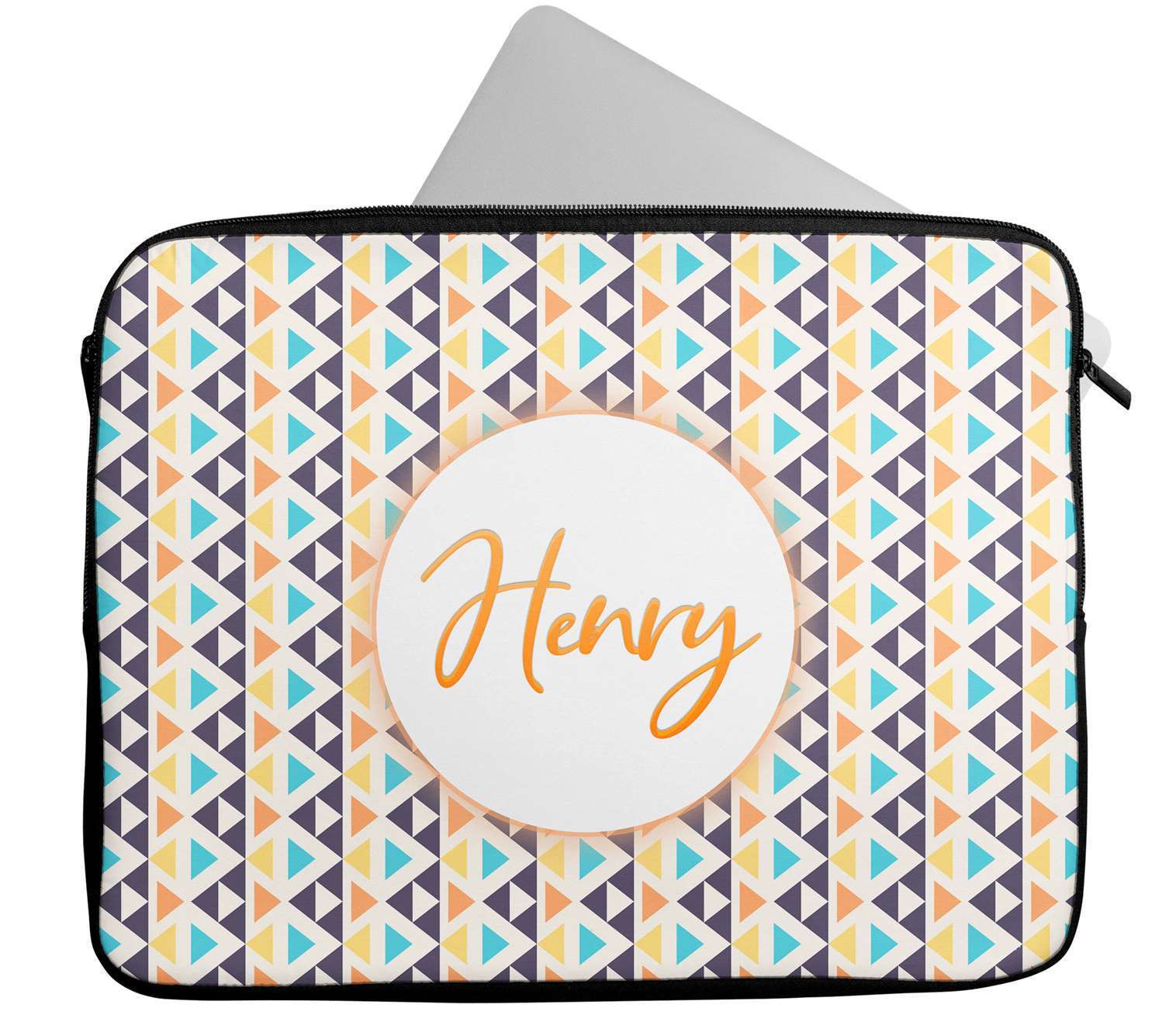 Personalised Any Name Patterned Design Laptop Case Sleeve Tablet Bag 26