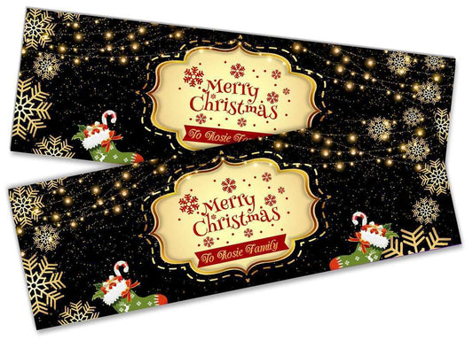 Personalised Banner Christmas Design Party Decoration 14