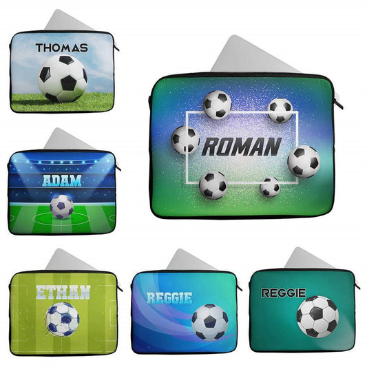 Personalised Any Name Football Design Laptop Case Sleeve Tablet Bag 8