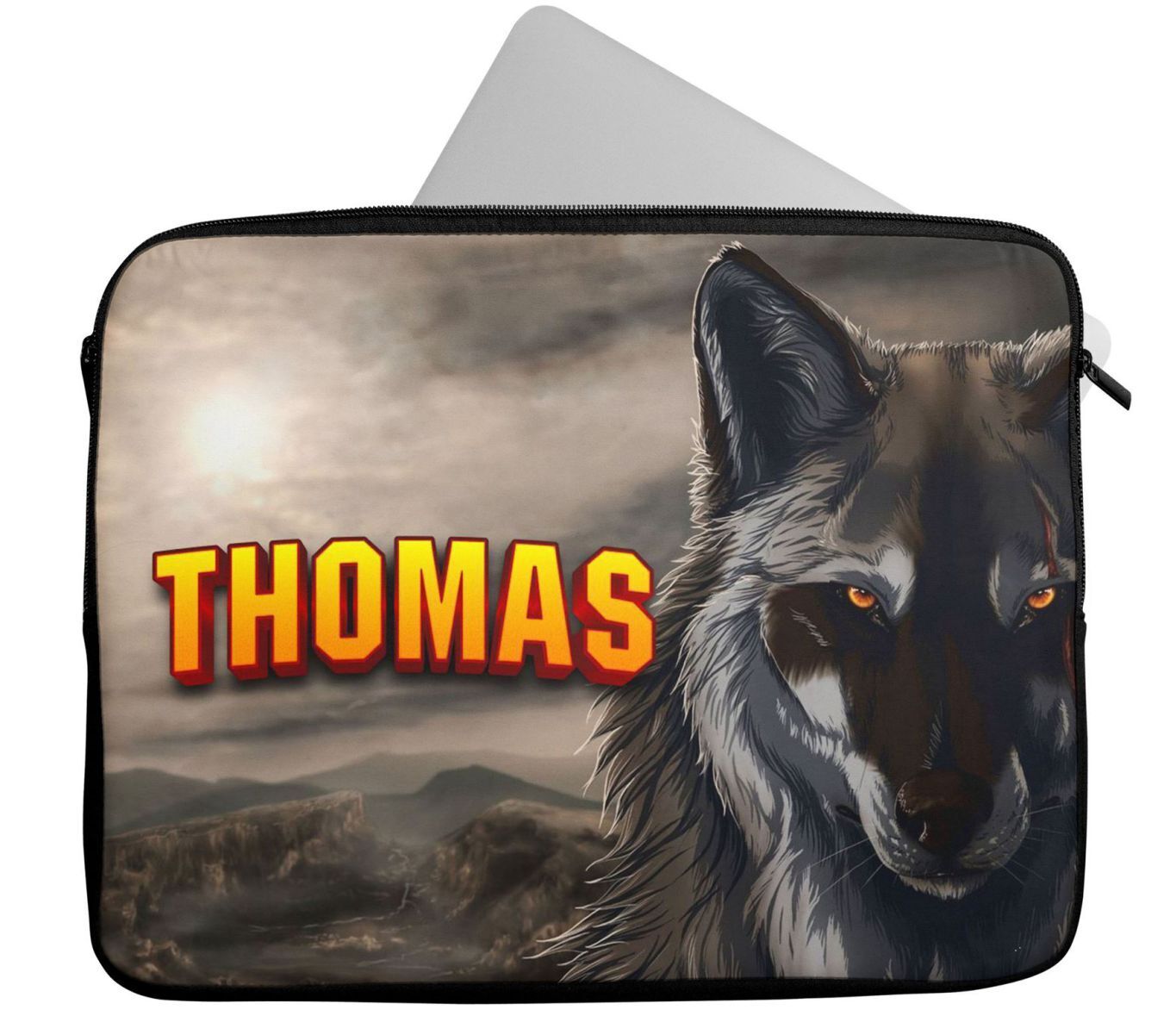 Personalised Any Name Animal Design Laptop Case Sleeve Tablet Bag 59