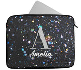 Personalised Any Name Glitter Design Laptop Case Sleeve Tablet Bag 68