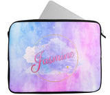 Personalised Any Name Marble Design Laptop Case Sleeve Tablet Bag 34