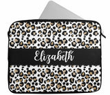 Personalised Any Name Animal Design Laptop Case Sleeve Tablet Bag 76