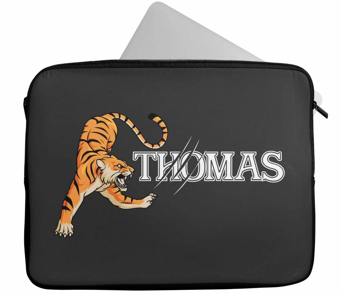 Personalised Any Name Animal Design Laptop Case Sleeve Tablet Bag 76