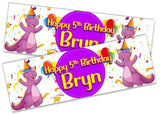 Personalised Birthday Banners Generic Design Children Kids Party Decoration 217