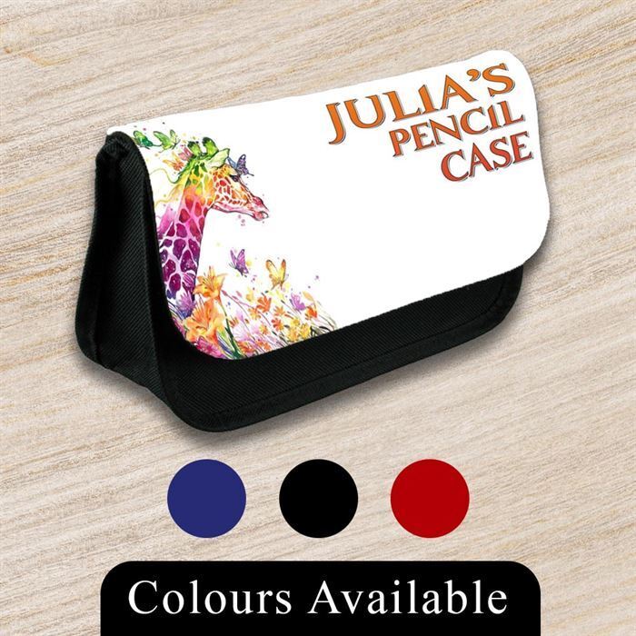 Personalised Pencil Case Generic Girls Boys Stationary Kids School Bag 26