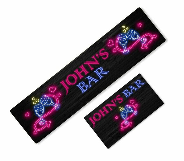 Corredor De Barra Personalizado Bar Mat Gift Idea Alfombra México - Foto 7