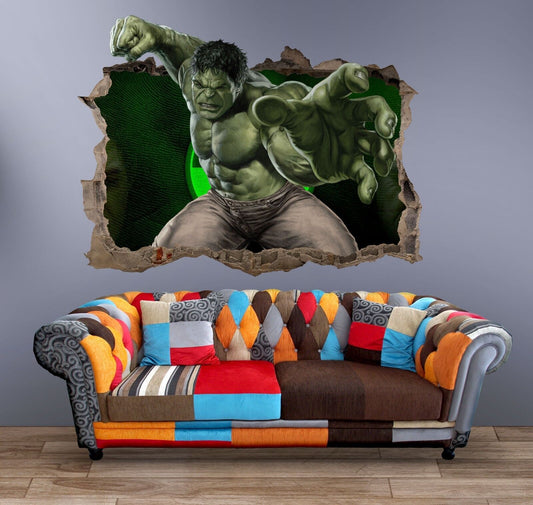 Hulk Wall Decal 3D Art Stickers Vinyl Room Home Bedroom 1