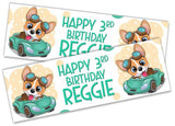 Personalised Birthday Banners Generic Design Children Kids Party Decoration 199