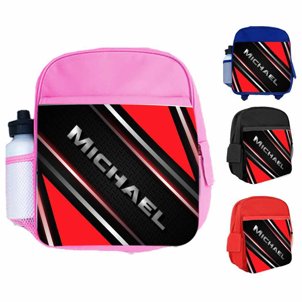 Personalised Kids Backpack Any Name Gaming Boys Girls Children School Bag 3