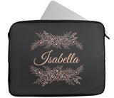 Personalised Any Name Patterned Design Laptop Case Sleeve Tablet Bag 12