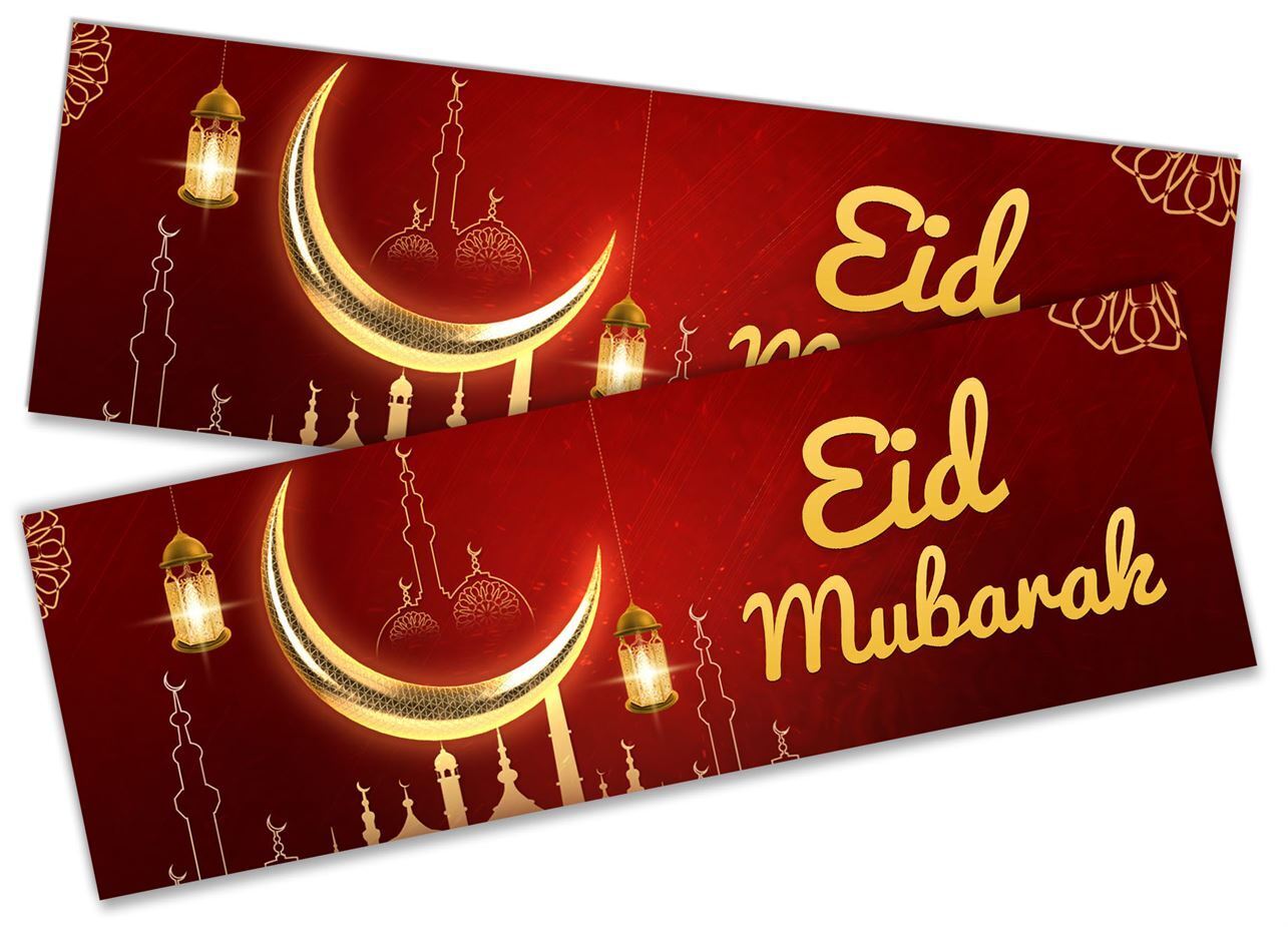 Eid Mubarak Banners Children Kids Adults Party Decoration idea 268