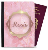 Personalised Marble Children Passport Cover Holder Any Name Holiday Accessory 30