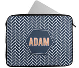 Personalised Any Name Patterned Design Laptop Case Sleeve Tablet Bag 25