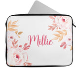 Personalised Any Name Patterned Design Laptop Case Sleeve Tablet Bag 12