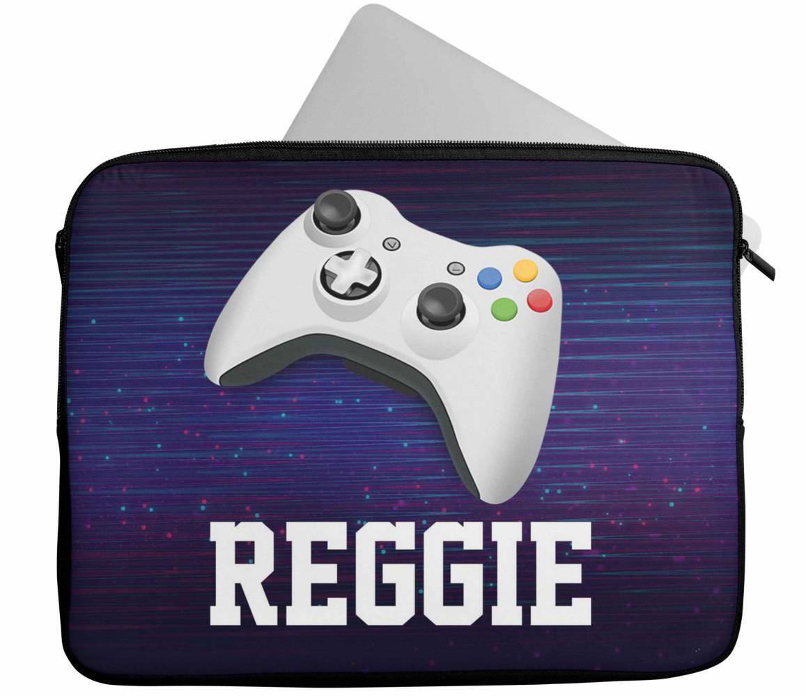 Personalised Any Name Gaming Design Laptop Case Sleeve Tablet Bag 81