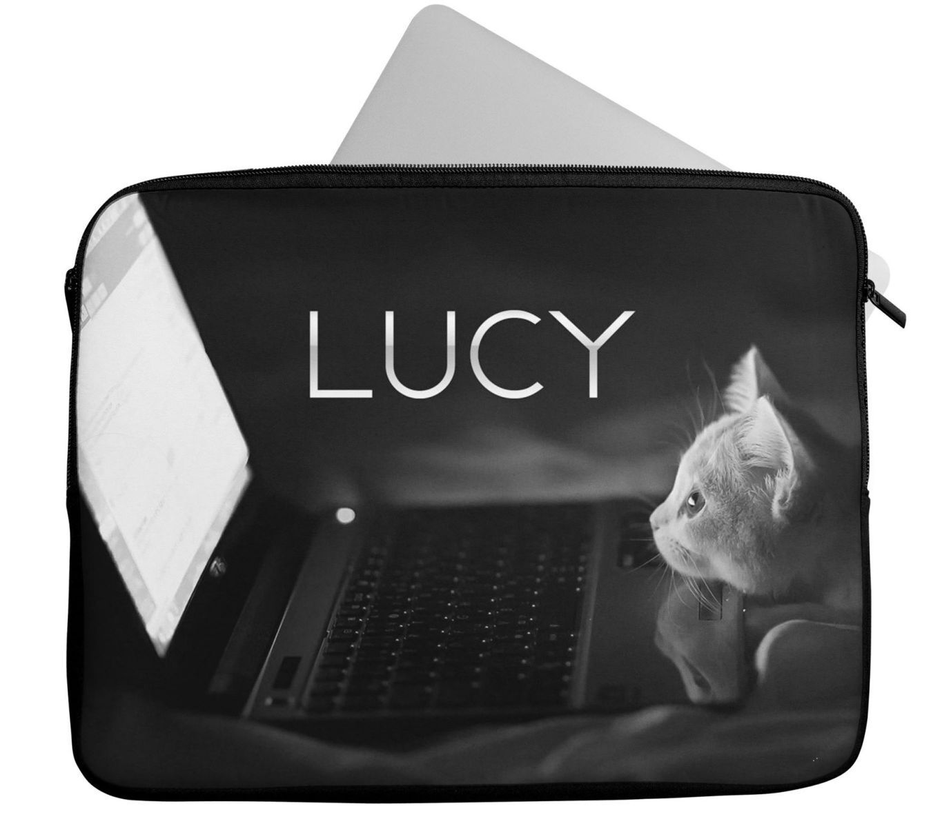 Personalised Any Name Animal Design Laptop Case Sleeve Tablet Bag 59