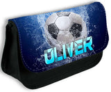 Personalised Pencil Case Football Girls Boys Stationary Kids School Bag 3