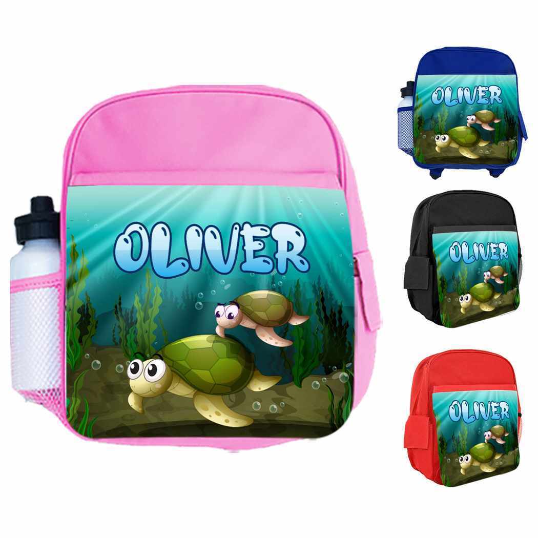 Personalised Kids Backpack Any Name Animal Design Boys Girls kids School Bag 12