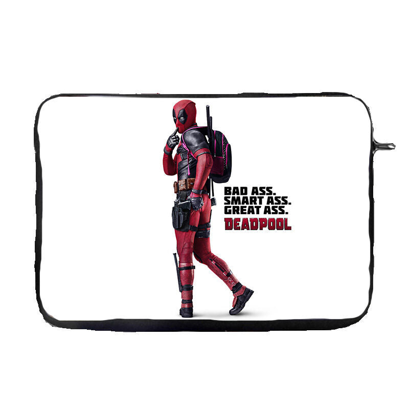 Deadpool Badass Laptop Case Sleeve Bag Tablet Ultrabook Chromebook Sleeve Gift