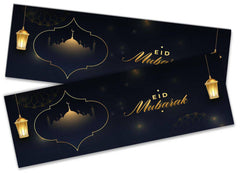 Eid Mubarak Banners Children Kids Adults Party Decoration idea 261