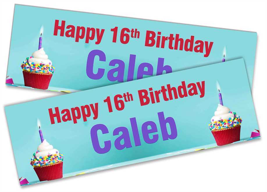 Personalised Birthday Banners Generic Design Children Kids Party Decoration 134