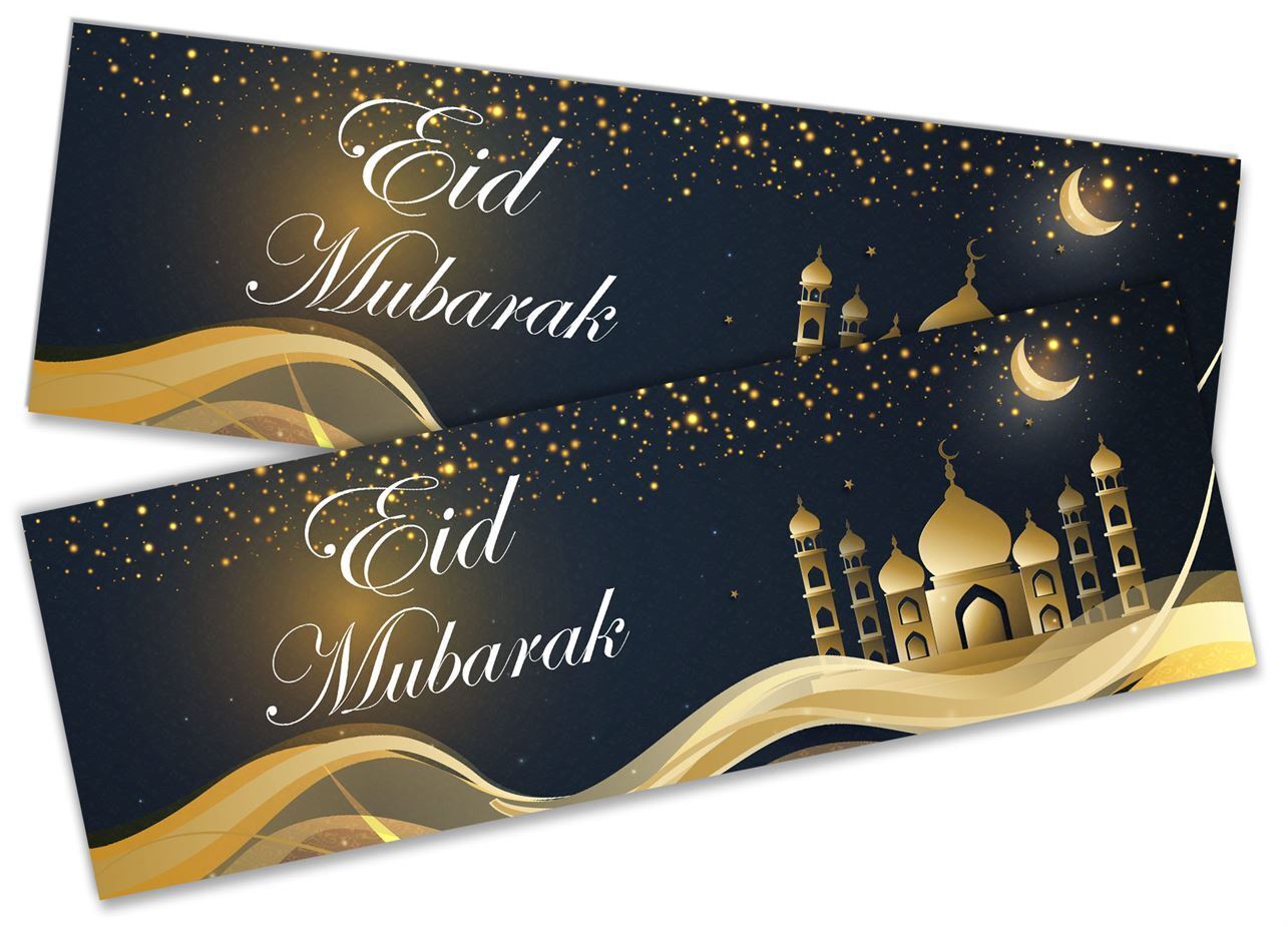 Eid Mubarak Banners Children Kids Adults Party Decoration idea 264