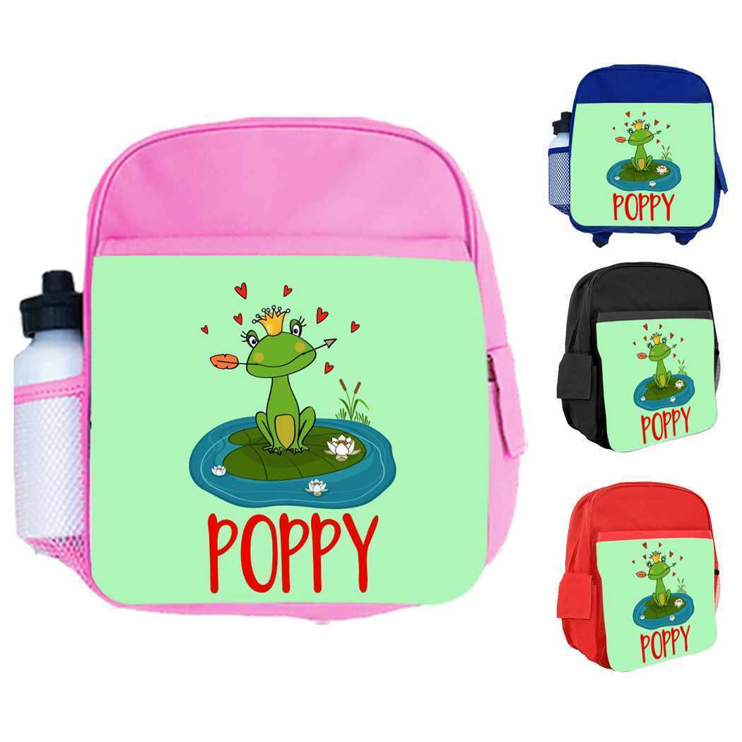 Personalised Kids Backpack Any Name Animal Design Boys Girls kids School Bag 12