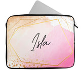 Personalised Any Name Patterned Design Laptop Case Sleeve Tablet Bag 12