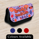 Personalised Pencil Case Generic Girls Boys Stationary Kids School Bag 23