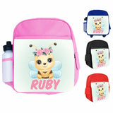 Personalised Kids Backpack Any Name Generic Design Boys Girls kid School Bag 19