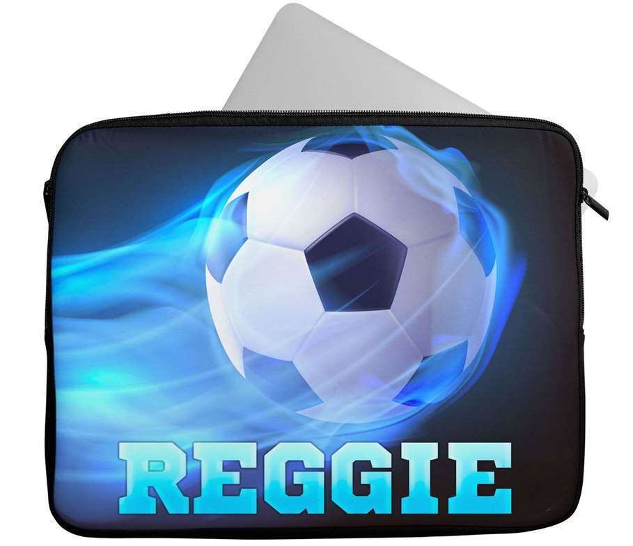 Personalised Any Name Football Design Laptop Case Sleeve Tablet Bag 21