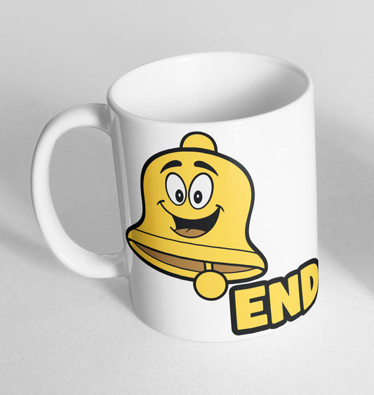 Bell End Printed Cup Ceramic Novelty Mug Funny Gift Coffee Tea