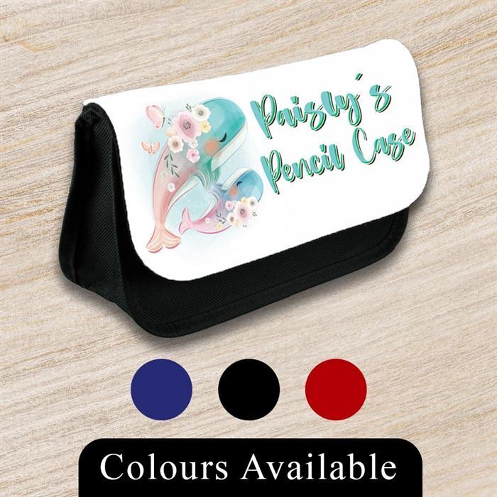 Personalised Pencil Case Generic Girls Boys Stationary Kids School Bag 28