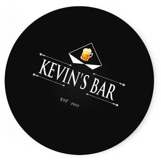 Personalised Any Name Bar Coaster Beer Home Pub Cafe Occasion Gift Idea 40