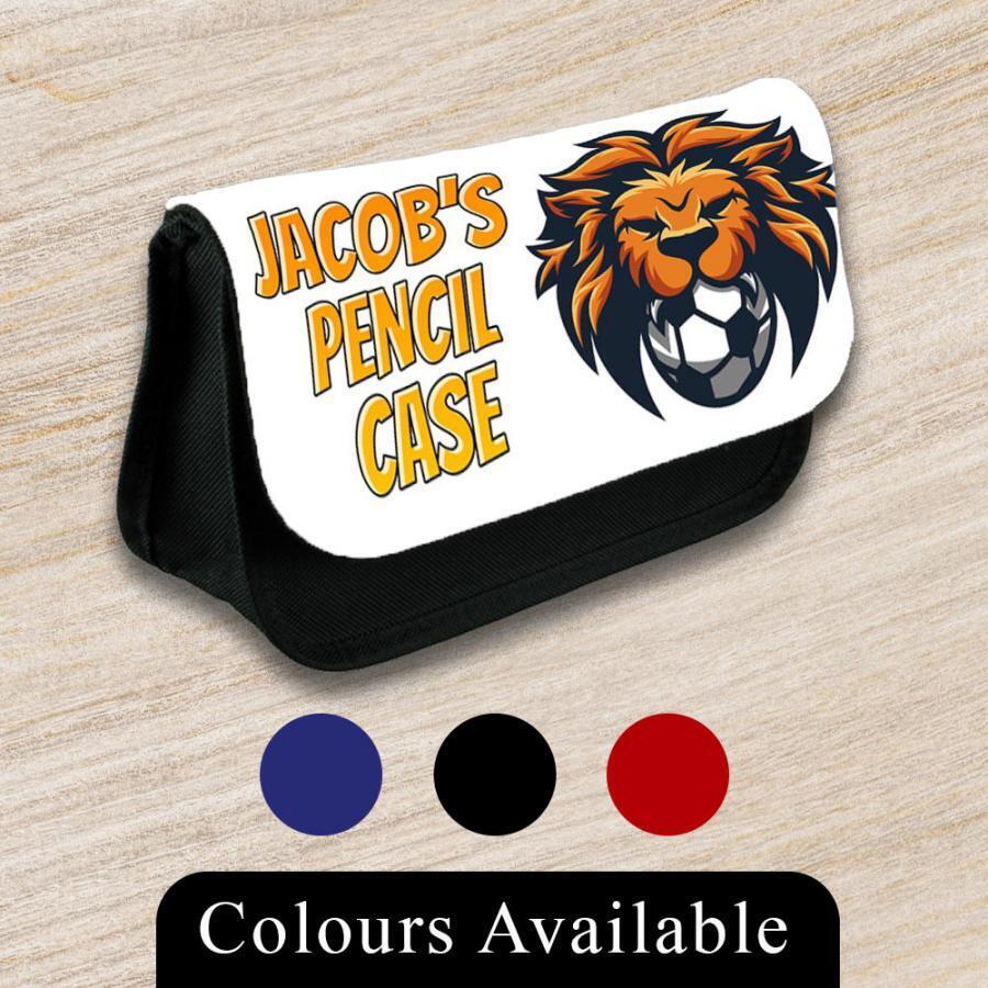 Personalised Pencil Case Generic Girls Boys Stationary Kids School Bag 25