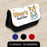 Personalised Pencil Case Generic Girls Boys Stationary Kids School Bag 34