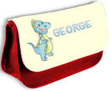 Personalised Pencil Case Dinosaur Girls Boys Stationary Kids School Bag 1