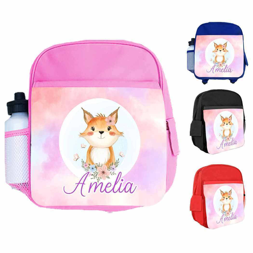 Personalised Kids Backpack Any Name Generic Design Boys Girls kid School Bag 19