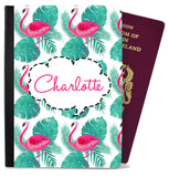 Personalised Flamingo Passport Cover Holder Any Name Holiday Accessory 9