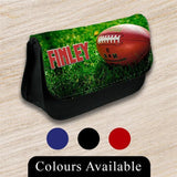 Personalised Pencil Case Football Girls Boys Stationary Kids School Bag 29